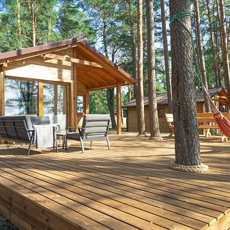 Sloneczny Domek Borsk Nr 2 I 15 - Nad Samym Jeziorem W Pierwszej Linii Ngoại thất bức ảnh