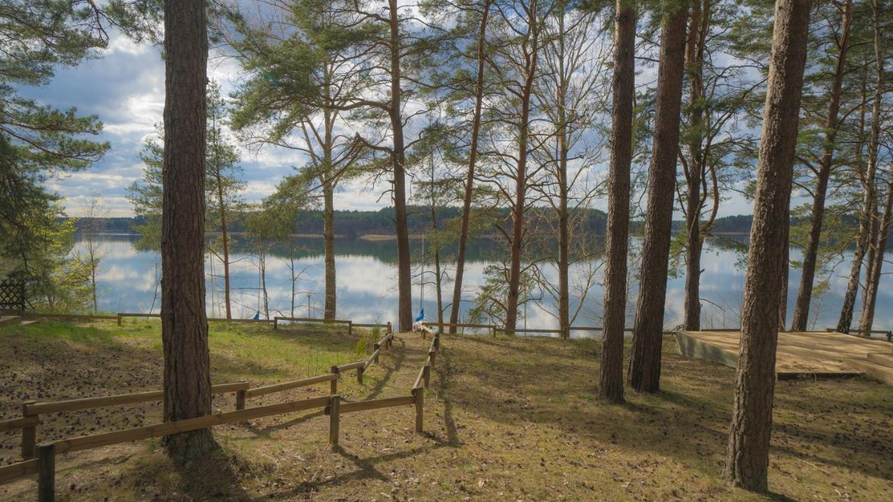 Sloneczny Domek Borsk Nr 2 I 15 - Nad Samym Jeziorem W Pierwszej Linii Ngoại thất bức ảnh