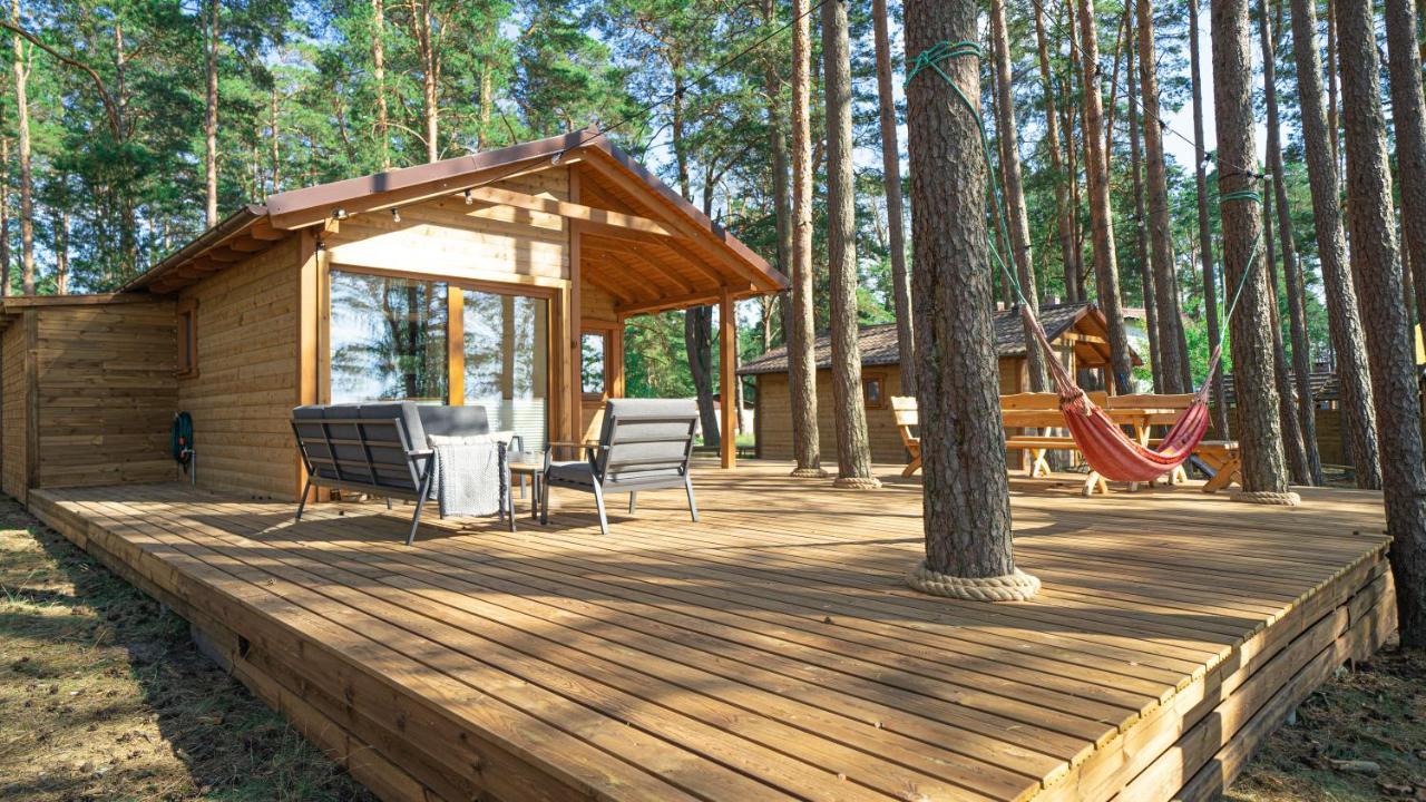 Sloneczny Domek Borsk Nr 2 I 15 - Nad Samym Jeziorem W Pierwszej Linii Ngoại thất bức ảnh